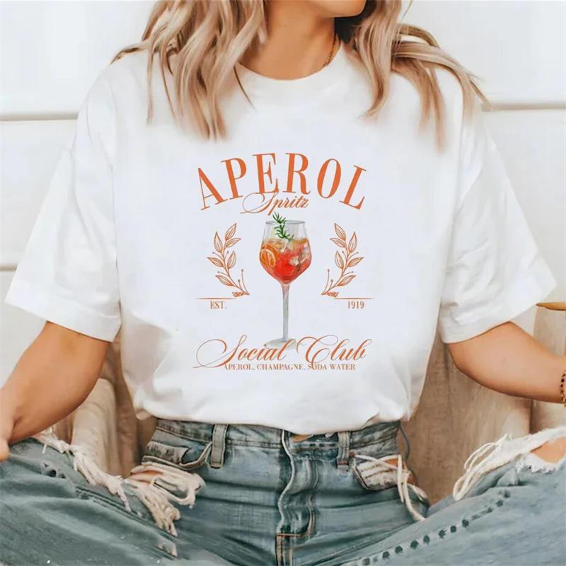 Women's Summer Fun Social Club Printed Pattern Short Sleeve