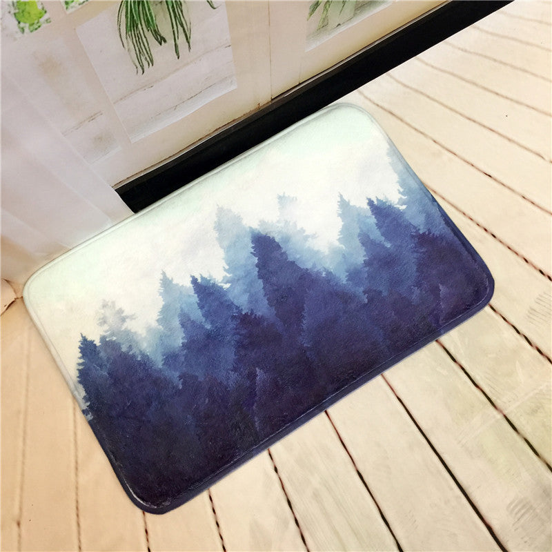 Household Fashionable And Simple Water-absorbent Non-slip Mats