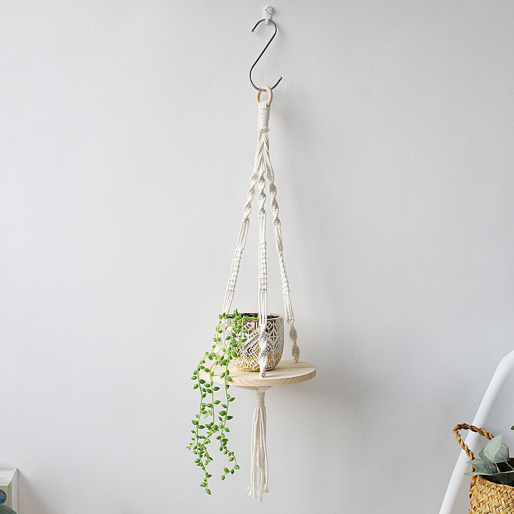 Handmade Woven Shelving For Wall Decoration