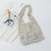 Mesh Hollow Out Simple Woven Bag Girls' Shoulder Bag