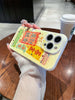 Blue Light Spot Drill Silicone Lens Protector Phone Case
