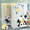 2pcs Cute Panda Themed Spiral Notebooks, Thick Lined Paper for Writing and Drawing, Smooth Finish Daily Office Supplies, for Spring