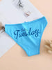 7 Pcs Soft & Breathable One Week Colorful Women's Bikini Panties, Intimates Briefs Underwear & Lingerie