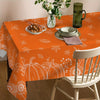 Autumn Harvest Sunflower & Pumpkin Tablecloth - Polyester, Rectangular, Machine-Woven for Kitchen and Dining Decor