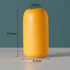 Simple Solid Color Ceramic Vases European Flower Arrangement Plant Pots