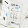 Notepad Simple Style Journal Decoration Learning Message
