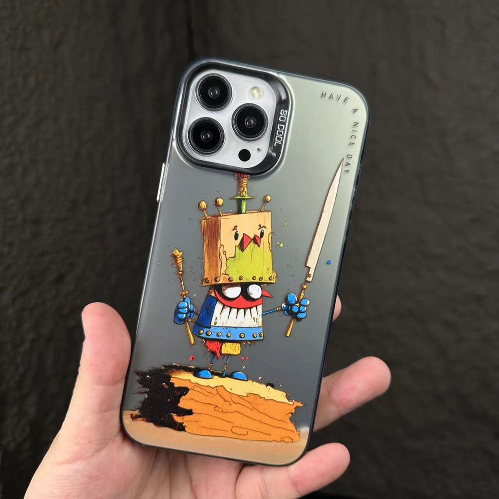 Personalized Oil Painting Panda Pig Suitable For 1413 Drop-resistant Phone Case