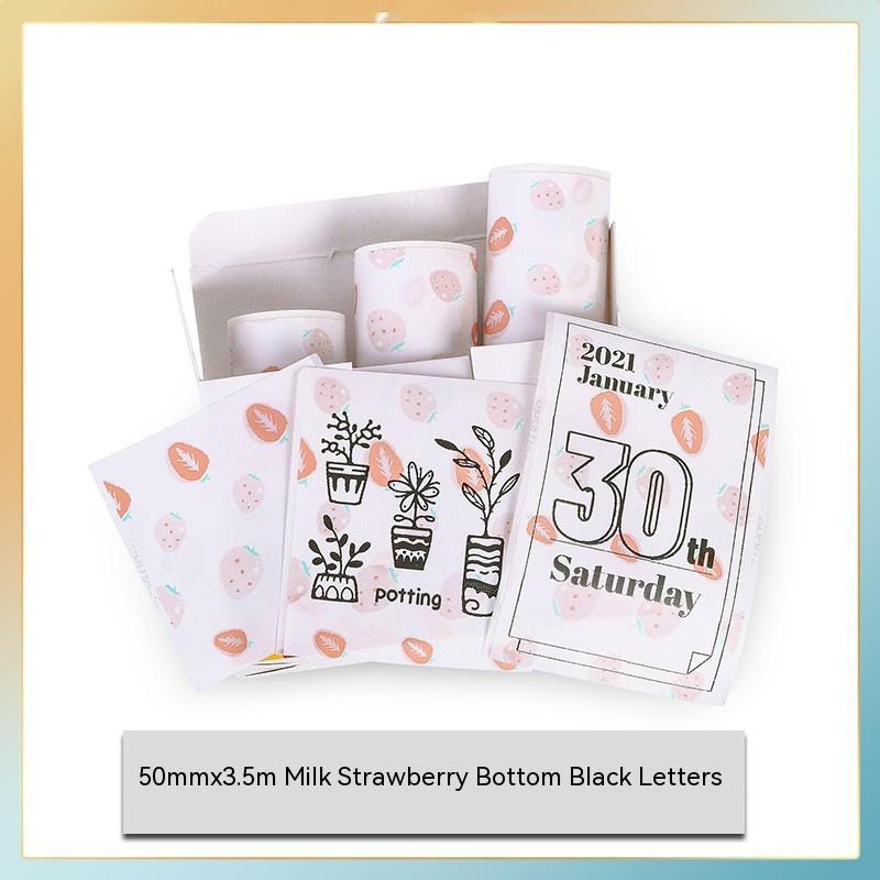 T02 M02X Sticker Printer Paper Thermosensitive Paper