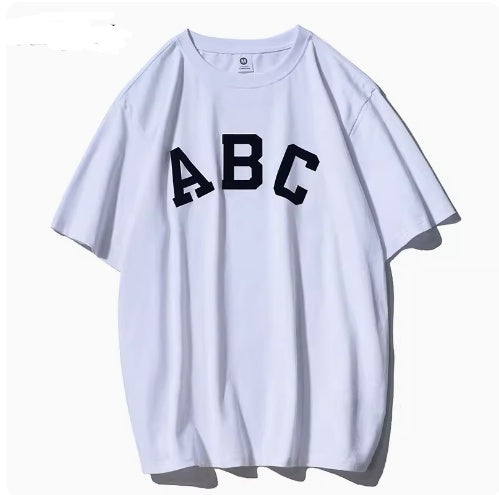 Digital Print Casual Couple Round Neck Half Sleeve