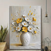 Elegant Flower HD Printing Painting Floral Art Canvas Painting Creamy Wall Painting Suitable for Office, Corridor, Living Room, Bedroom, Bathroom, Room, Coffee Shop, Book Bar Wall Art Decoration Fashion Home Decoration Painting Perfect Gift