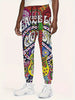 "Peace, Love, and Music" Printed Men's Jogger Pants - Spring/Fall Collection