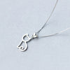 sweet cat necklace simple necklace