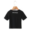 Letter Print Crew Neck Short Sleeve T-Shirt Top