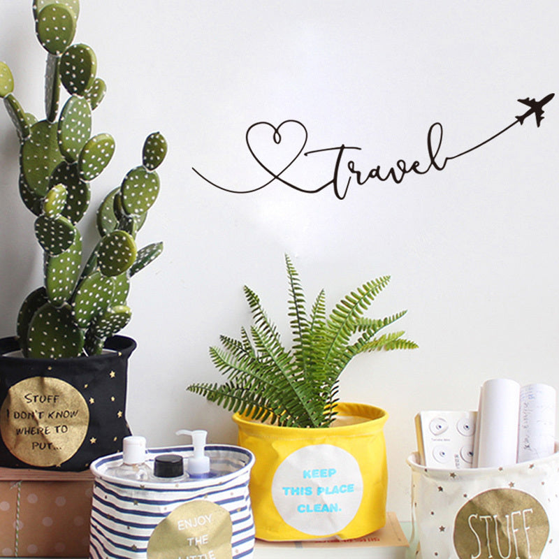 Travel theme wall stickers