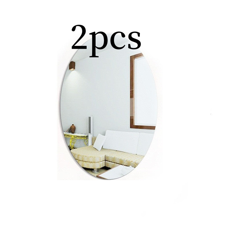 Acrylic rectangular mirror sticker