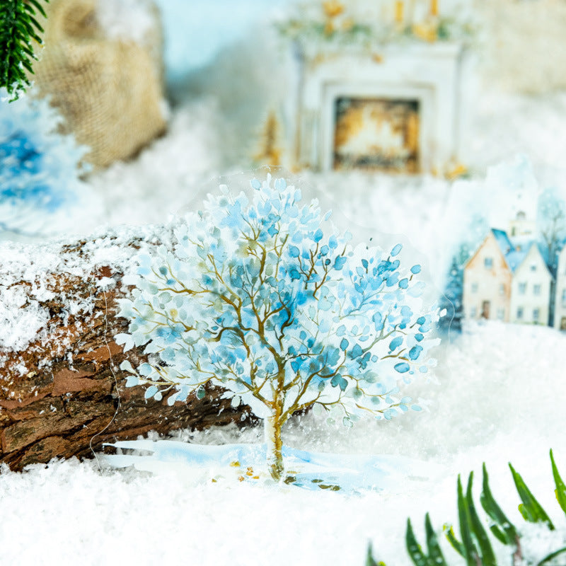 Winter Landscape Journal Decorative Source Material 10 Pieces 6 Models
