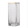 Transparent Gold-painted Glass Vases Flower Home Decor Wedding Decoration