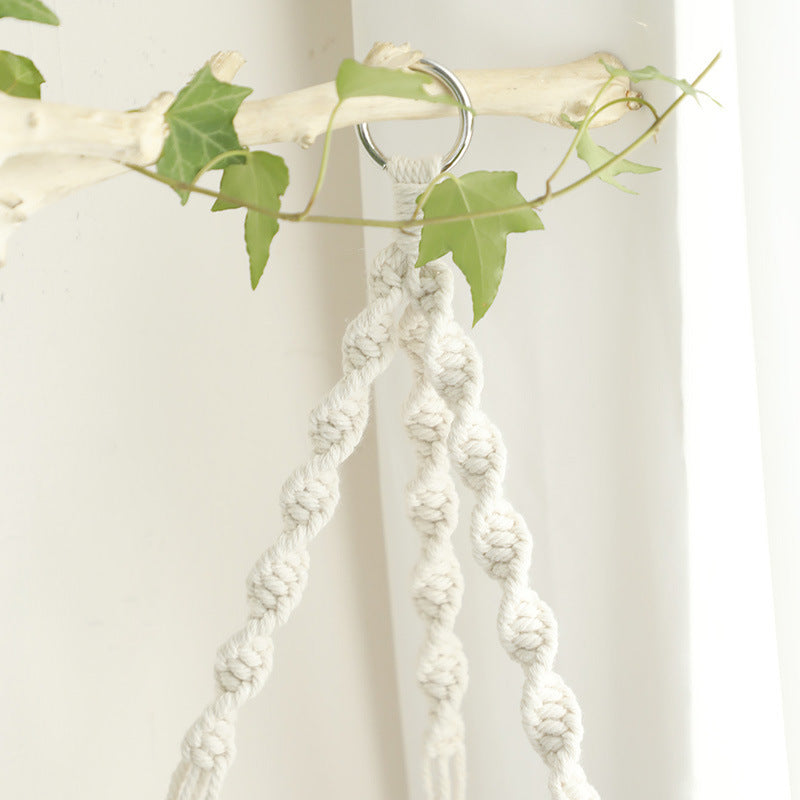 Bohemian Hand-woven Tassel Triangle Flower Pot Rack