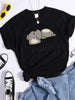 Pattern T-shirt Fashionable Printed Fashion Loose T-shirt Cat