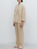 Pure Linen Shirt Autumn Women Clothing Versatile Artistic Retro