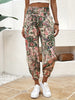 Trendy Tribal Print Jogger Pants - Comfortable Button Detail, Boho Loose Fit for Spring & Summer - Womens Fashion Essential