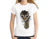 Women's printed letter round neck short-sleeved T-shirt foreign trade
