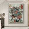 Home Samurai Armor Sword Poster Print Canvas Art Wall Painting