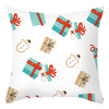 Christmas Pillow Cover Cartoon Letter Print Cushion Cover Office Sofas Pillow Cover