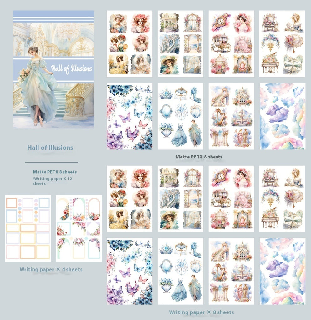 Journal Material PET Sticker Book