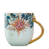 White Porcelain Water Cup Creative Sun Moon Couple's Cups