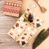 Vintage Christmas Kraft Wrapping Paper Christmas Gift Wrapping Paper