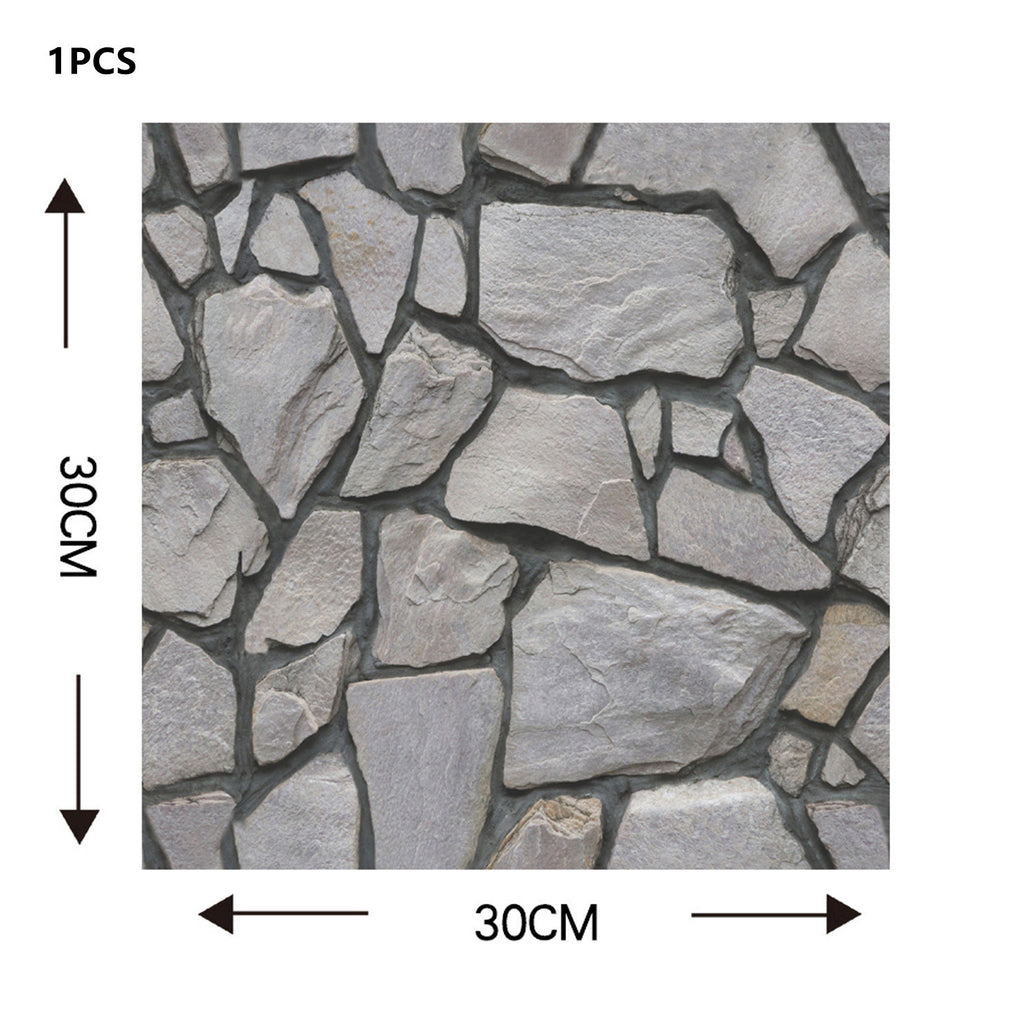 Marble Rock Crystal Tile Stickers Self-adhesive Wear-resistant Floor