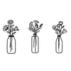 Flower Silhouette Wall Decoration Metal Wall Hanging Silhouette Art Decoration