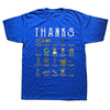 Thanks Scientists Astronomy Biology Round Neck
