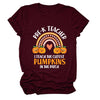 Pumpkin Love Rainbow Halloween Short Sleeve T-Shirt