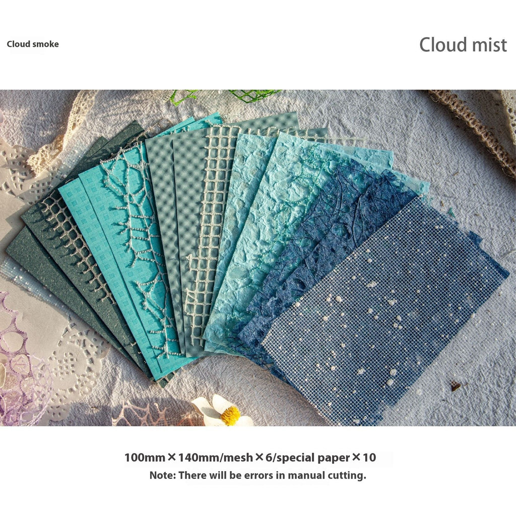 Romantic Hollow Mesh Journal Decorative Source Material