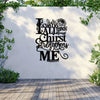 Iron Christian Metal Wall Art - Christians, Homeowners, Decor Enthusiasts - Composition, Iron - Suitable for Home Decoration, Housewarming Gift, Inspirational Wall Art