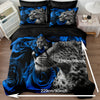 8 Pieces Cheetah Leopard Bed In A Bag Blue Rose Comforter Set Blue Flower Bedding Tiger Lion Wild Animal Comforter Set 200g Microfiber Filling Soft Lightweight Comforter Set For All Seasons