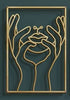 Metal Wall Decoration Art Body Line