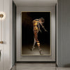 Abstract Woman Canvas Painting Wall Sculpture