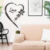 1pc Glamorous Romantic Heart Acrylic Mirror Wall Sticker - Self-Adhesive, Removable, 1mm Thick - Adds Romantic Charm to Living Room & Bedroom Decor - Vibrant, Durable & Easy to Apply