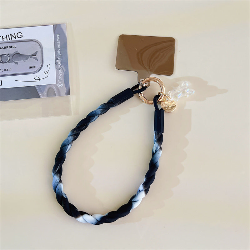 Short Mobile Phone Lanyard Luminous Bear Pendant Clip Anti-lost Wrist Strap Ornaments Universal Phone Pendant Portable Women