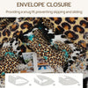 3pcs Highland Rustic Cow Fur Print Comforter Set (1 Comforter + 2 Pillowcase Without Pillow Insert) For All Seasons, Microfiber Western Farmhouse Style Leopard Print Bedding Set For Bedrooms Decoration