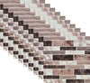 Simulation Marble Embossed Mosaic Pattern Tile Sticker Kitchen Bathroom Wash Basin Decoration