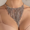 Double Row Necklace Symmetrical Alloy Necklace Necklace