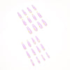 False Nail Pastoral Style Fake Nails Foreign Trade Cross Mirror Direct Supply Nail Stickers Nail Patch Wear Nail Finished Product