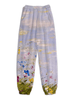 Casual Elastic Waist Floral Print Jogger Pants, Women's Pocket Pants