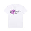 European American Fashion Brand Love Spray Printing Short Sleeve Spring And Autumn Men And Women Same Style Casual Loose-fitting T-shirt