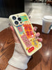 Blue Light Spot Drill Silicone Lens Protector Phone Case