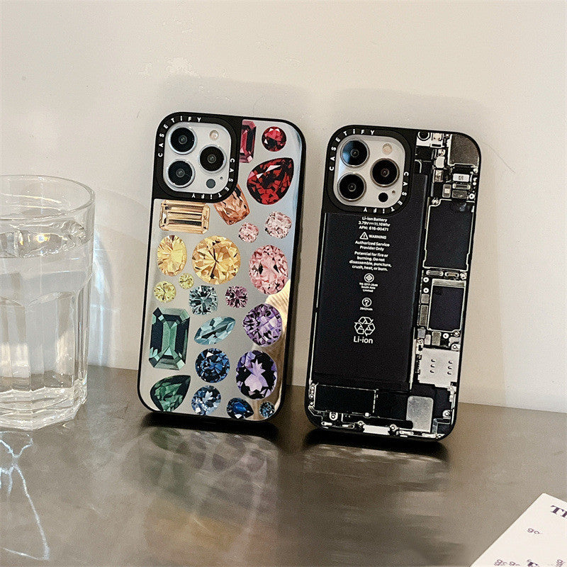 Creative Built-in Circuit Board Is Suitable For Iphone14pro Mobile Phone Case